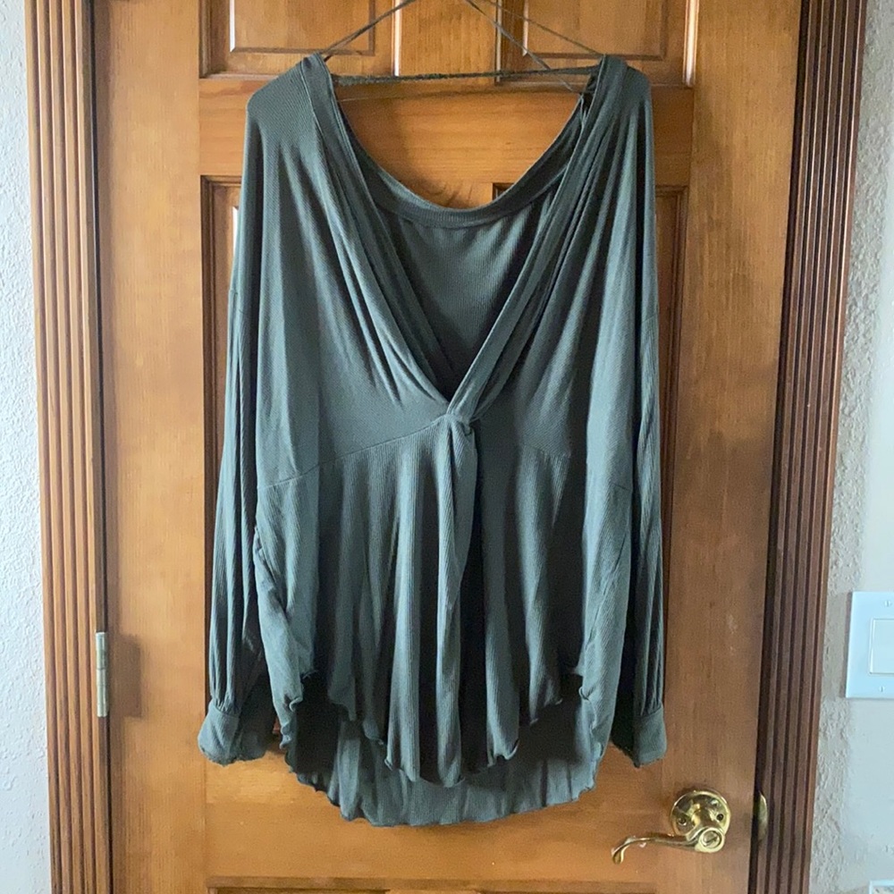 Free People Open Back Top